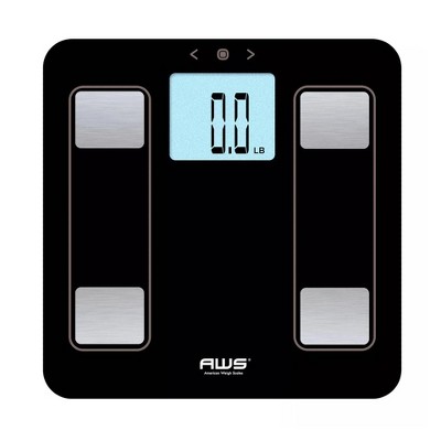 American Weigh Scales Form Series High Precision & Accuracy Digital Bathroom  Body Weight Scale, 550lb Capacity : Target