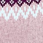blush classic fair isle