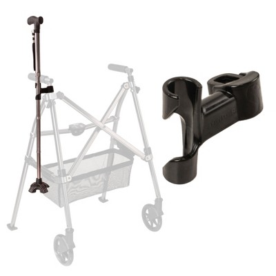 Stander Wonder Cane Holder Accessory, Walking Cane Bracket for Wonder Walkers and Wonder Rollators
