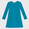 City Threads USA-Made Cotton Fleece Soft A-Line Dress - 3 of 4