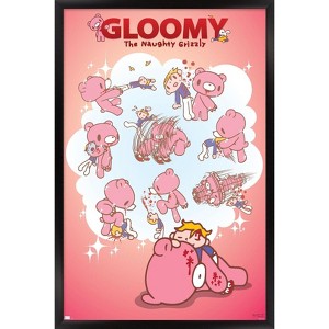 Trends International Gloomy Bear - Dreaming Framed Wall Poster Prints - 1 of 4