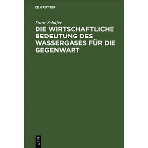 Die Wirtschaftliche Bedeutung Des Wassergases Für Die Gegenwart - by  Franz Schäfer (Hardcover) - 1 of 1
