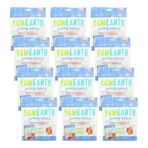 Yumearth Gummy Bears Snack Packs Assorted Flavors - Case of 12/5/.7 oz - 1 of 4