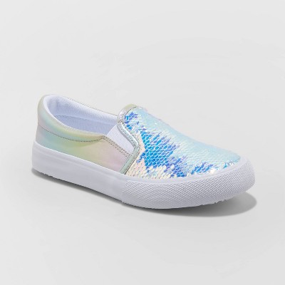 flip sequin sneakers