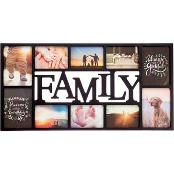 Kiera Grace 14.5"x28.5" Family Collage Frame Black