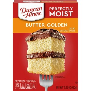 Duncan Hines Classic Cake Mix, Butter Golden, 15.25 Oz, Pack of 4 - 1 of 3