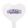 Tarleton State University Secondary Logo Heart Love Cupcake Picks Toppers Decoration Set of 6 - 2 of 4