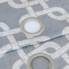 Dainty Home Interlock 100% Blackout Thermal Insulated Grommet Single Curtain Panel - 3 of 4