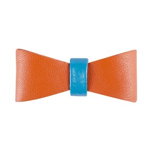 PoisePup – Luxury Pet Dog Bow Tie – Soft Premium Leather Bowtie for Small and Large Dogs - Vibrant Sunset - 1 of 3