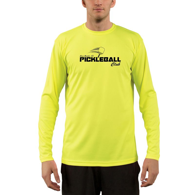 Vapor Apparel Men's Palm Creek Pickleball UPF 50+ Sun Protection Performance Long Sleeve T-Shirt, 1 of 4
