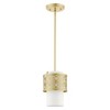 Livex Lighting Calinda 1 - Light Pendant in  Soft Gold - 3 of 4