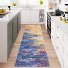 Acekool Abstract Runner Rug - Washable 2x6 Non-Slip Area Rug for Kitchen, Hallway & Bedroom - 4 of 4