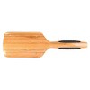 Bass Brushes Style & Detangle Hair Brush Premium Bamboo Handle with Professional Grade Nylon Pin Large Paddle Dark Black Cushion - 2 of 4