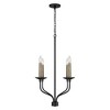 Capital Lighting Wilder 4 - Light Chandelier in  Matte Black - 4 of 4