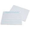 Pacon® Handwriting Whiteboard, 2-Sided, Ruled/Plain, 1" x 1/2" x 1/2" Ruled, 9" x 12", 10 Boards - 2 of 3