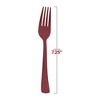 Smarty Had A Party Red Disposable Plastic Party Forks - 600 pcs - 3 of 4