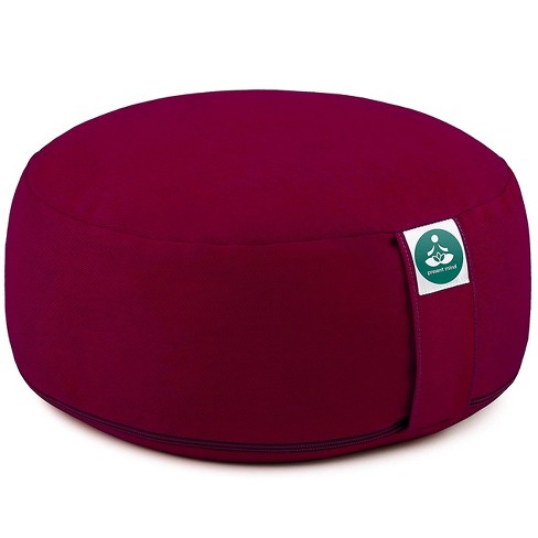 Node Fitness Yoga Meditation Cushion, Rectangular Bolster 25 X 12 -  Burgundy : Target