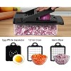 Attop Multifunctional vegetable chopper with container, replaceable blades, onion slicer, garlic grinder, potato dicer, carrot chopper - 4 of 4