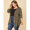 Agnes Orinda Women's Plus Size Asymmetric Open Front Fashion Cardigans - 4 of 4