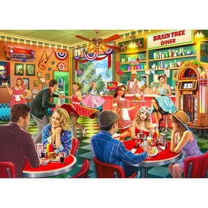 Brain Tree - American Party 1000 Pieces Jigsaw Puzzle - Random Cut - 27.5"lx19.5"w - 1 of 1