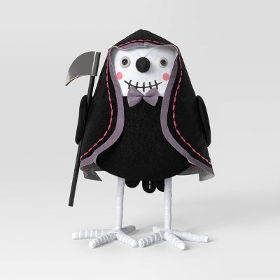 Featherly Friends™ 'hoodie' Felt Bird Halloween Decorative Figurine ...