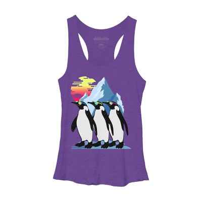 Women's Design By Humans North Pole Summer By clingcling Racerback Tank Top