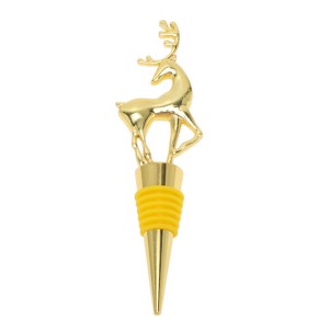 Unique Bargains Christmas Reindeer Stopper Aluminum Alloy TPE 5.04"x1.50"x0.79" 1 Pc - 1 of 3