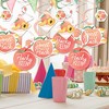 Big Dot of Happiness Sweet as a Peach - Fruit Themed Baby Shower or Birthday Party Hanging Decor - Party Decoration Swirls - Set of 40 - 2 of 4