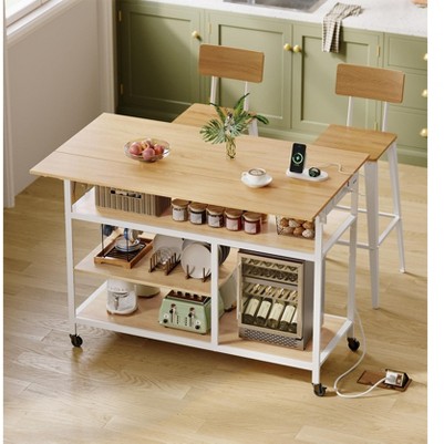 golden oak and cloud white