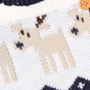 MyKids-Usa Baby Cartoon Christmas Deer Pattern Shoulder Button Design Knitted Pullover Sweater - 3 of 4