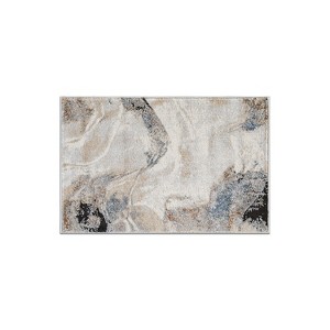 World Rug Gallery Neutral Desert Drift Area Rug for Living Room, Entryway, or Family Spaces – Easy to Clean and Comfortable Underfoot - 1 of 4