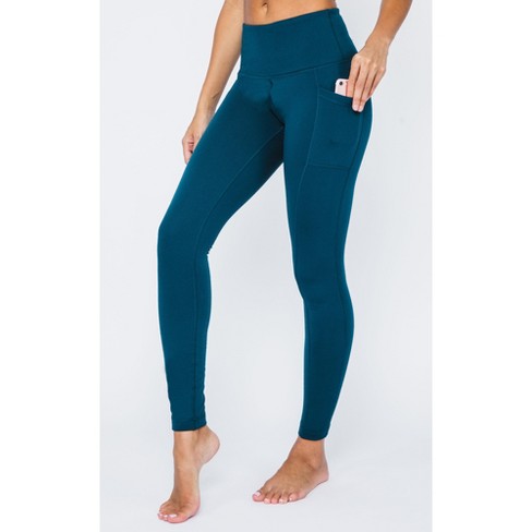 90 Degree By Reflex - Women's Polarflex Fleece Lined High Waist Side Pocket  Legging - Reflecting Pond, X Small : Target