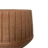Routed Stripe Terracotta Planter by Foreside Home & Garden - 4 of 4