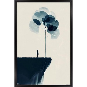 Trends International Andreas Magnusson - The Edge Of The Cliff Framed Wall Poster Prints - 1 of 4