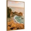 23" x 33" Malibu by Krista Broadway Framed Canvas Wall Art Print - Amanti Art: Coastal California Scene, Modern Decor - 2 of 4
