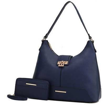 MKF Collection Graciela vegan Leather Women's Hobo Bag and Wallet by Mia K