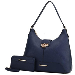 MKF Collection Graciela vegan Leather Women's Hobo Bag and Wallet by Mia K - 1 of 4