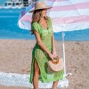 Women's Short Sleeve Cut-Out Cover-Up Dress - Cupshe - 2 of 4