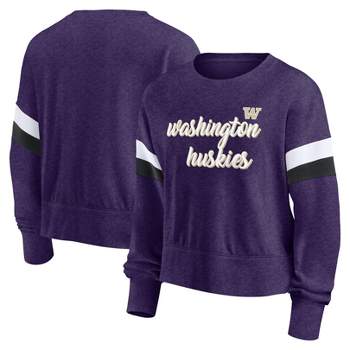 NCAA Washington Huskies Women's Crew Neck Fleece Sweatshirt