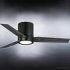 Urban Ambiance Luxury Mid-Century Modern Ceiling Fan 9.75''H x 44''W,  Midnight Black Finish,  Camden Collection, UHP9292 - 4 of 4