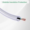 Unique Bargains PVC Flexible Clear Reinforced Tubing 1 Count - 2 of 4