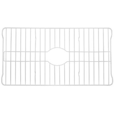 Apollo Housewares White Sink Protector – Durable Coated Steel With Rubber Feet