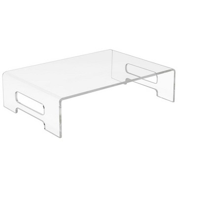 Clear Acrylic Monitor Stand with Carry Handles