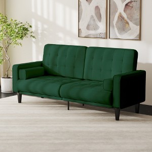 Kayamas 70" Small Loveseat Sofa Small Couch for Living Room, Comfy Love Seat with Removable Washable Cover and Solid Wood Frame - 1 of 4