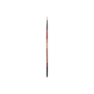 Creative Mark Ebony Splendor Short-Handled Synthetic Sable Paint Brush, Rounds, Teijin Multi-Filament Hair, Handcrafted Synthetic Paint Brushes for - 1 of 4