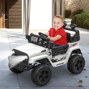 Kids Ride on Truck - Electric Car with Parent Remote Control, Spring Suspension, 2 - Speed Off - Road, LED Lights, Ideal Gift - 1 of 4