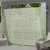 Spassway Outdoor Metal Privacy Screen with Different Colors Garden Fence Panels Patio Trellis Room Divider Decorative Wall Panels - 2 of 4