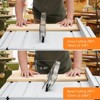 Table Saw, 10 Inch Table Saw - 15A Multifunctional Saw with Stand & Push Stick, 90¡ã Cross/0-45¡ã Bevel Cut, 5000RPM for Woodworking - 3 of 4