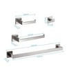 Elevate Your Bathroom Elegance with a 9-Part Hardware Kit: Complete Your Washroom's Aesthetic Transformation. - image 4 of 4