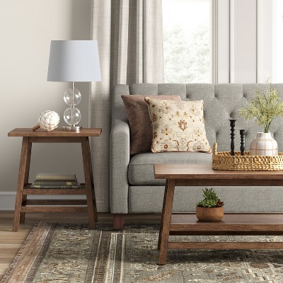 Haverhill Coffee Table Threshold, Target Threshold Console Table Brown